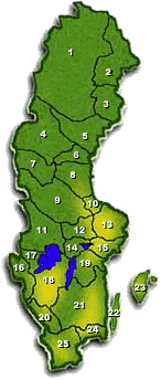 Sverige karta